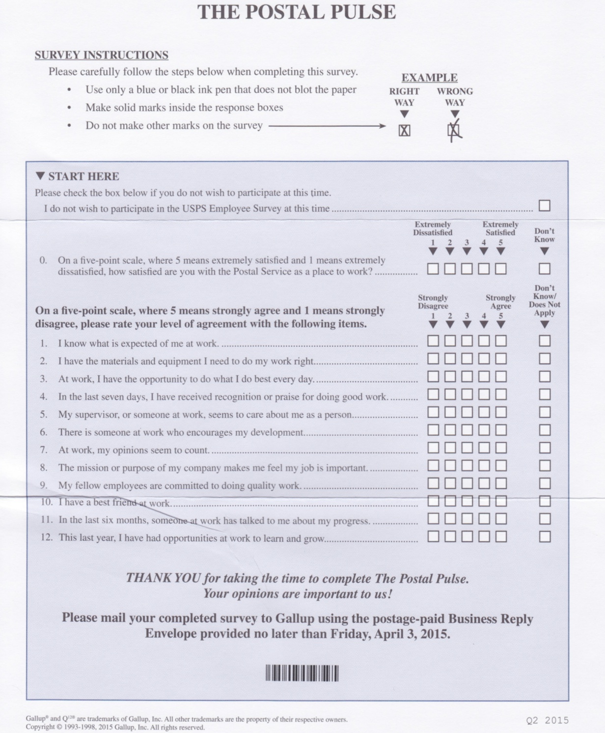 Exclusive Survey Finds Turmoil in Postal Workforce InsideSources